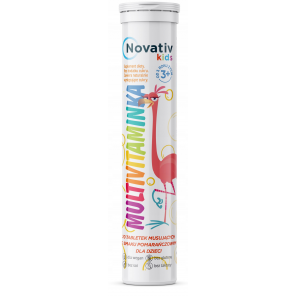 Novativ Kids Multivitaminka – suplement diety (20 tabletek musujących) - zdjęcie produktu