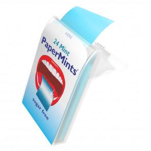 PaperMints Miętowe Listki Odświeżające – bezcukrowe (24 listki) 24 sztuki - zdjęcie produktu