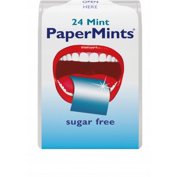 PaperMints Miętowe Listki Odświeżające – bezcukrowe (24 listki) - zdjęcie produktu