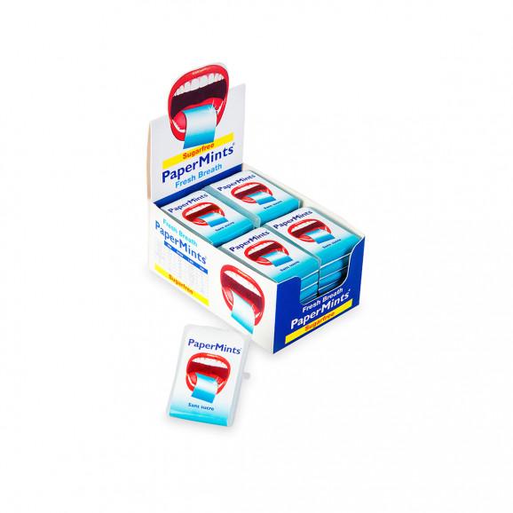 PaperMints Miętowe Listki Odświeżające – bezcukrowe (24 listki) 24 sztuki PaperMints Miętowe Listki Odświeżające – bezcukrowe (24 listki) 24 sztuki - zdjęcie produktu