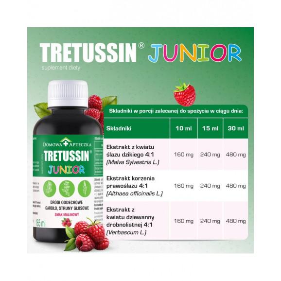Tretussin Junior – suplement diety (165 ml) Tretussin Junior – suplement diety (165 ml) - zdjęcie produktu