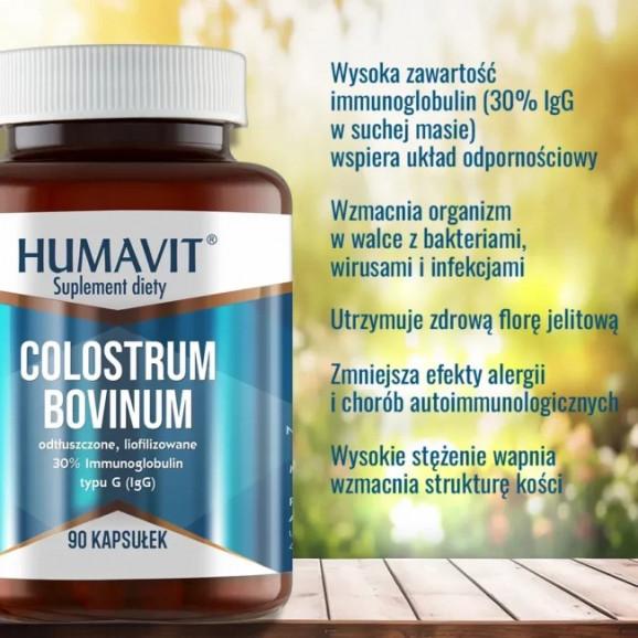 Humavit Colostrum Bovinum 90 kapsułek – suplement diety Humavit Colostrum Bovinum 90 kapsułek – suplement diety - zdjęcie produktu