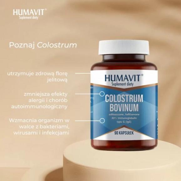 Humavit Colostrum Bovinum 90 kapsułek – suplement diety Humavit Colostrum Bovinum 90 kapsułek – suplement diety - zdjęcie produktu