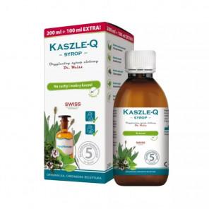 Kaszle-Q syrop ziołowy na suchy i mokry kaszel – wyrób medyczny (300 ml) - zdjęcie produktu