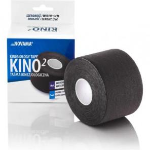 Taśma kinezjologiczna NOVAMA KINO2 5cm x 5m czarna - zdjęcie produktu