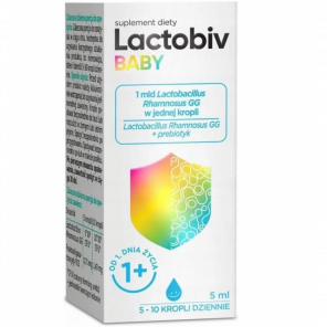Lactobiv Baby – suplement diety w kroplach (5 ml) - zdjęcie produktu