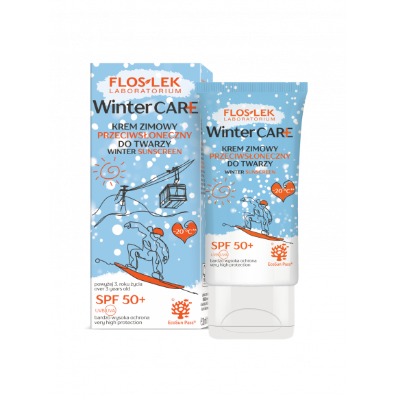 FlosLek Winter Care Zimowy Krem Przeciwsłoneczny SPF 50+ – kosmetyk ochronny (30 ml) FlosLek Winter Care Zimowy Krem Przeciwsłoneczny SPF 50+ – kosmetyk ochronny (30 ml) - zdjęcie produktu