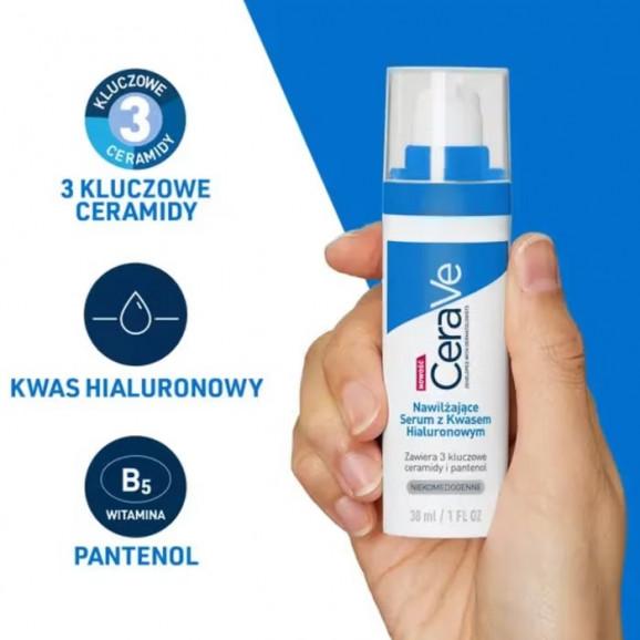 CeraVe Nawilżające serum z kwasem hialuronowym (30 ml) CeraVe Nawilżające serum z kwasem hialuronowym (30 ml) - zdjęcie produktu