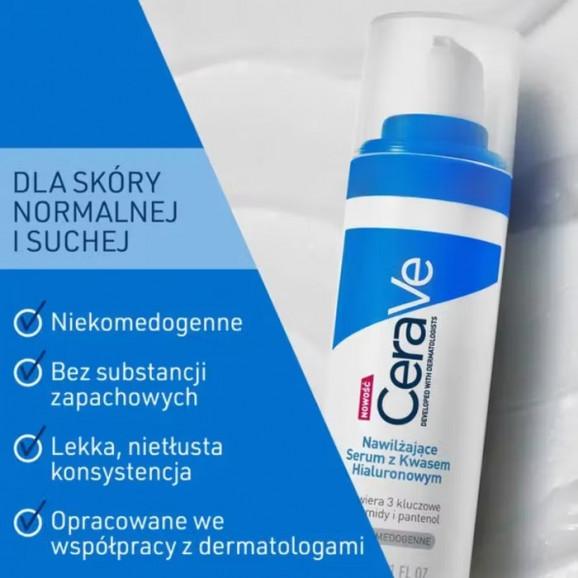 CeraVe Nawilżające serum z kwasem hialuronowym (30 ml) CeraVe Nawilżające serum z kwasem hialuronowym (30 ml) - zdjęcie produktu
