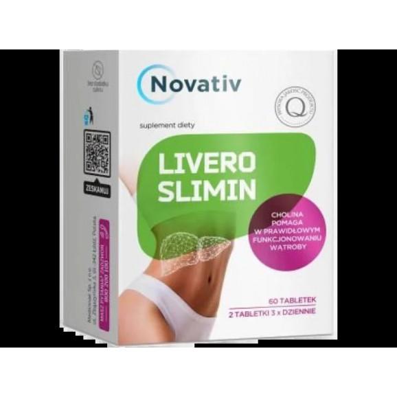Novativ Livero Slimin – suplement diety (60 tabletki) Novativ Livero Slimin – suplement diety (60 tabletki) - zdjęcie produktu