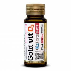 Olimp Gold-Vit D3 + K2 Forte Shot, smak malinowy, shot, 25 ml - zdjęcie produktu