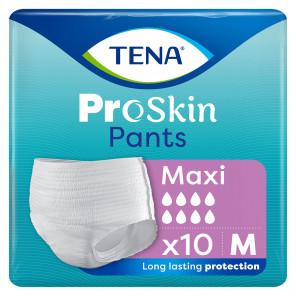 Tena Pants Proskin Maxi, majtki chłonne, rozmiar M, 80-110 cm, 10 szt. - zdjęcie produktu