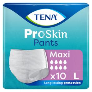 Tena Pants Proskin Maxi, majtki chłonne, rozmiar L, 100-135 cm, 10 szt. - zdjęcie produktu