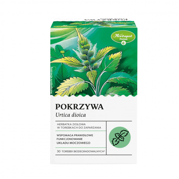 Herbapol Pokrzywa, herbatka ziołowa, saszetka 1,5 g, 30 szt. - zdjęcie produktu