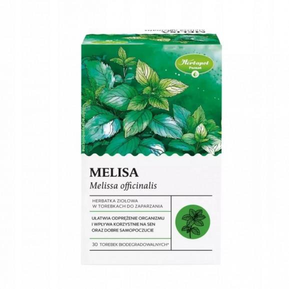Herbapol Melisa, herbatka ziołowa, saszetka 2 g, 30 szt. - zdjęcie produktu