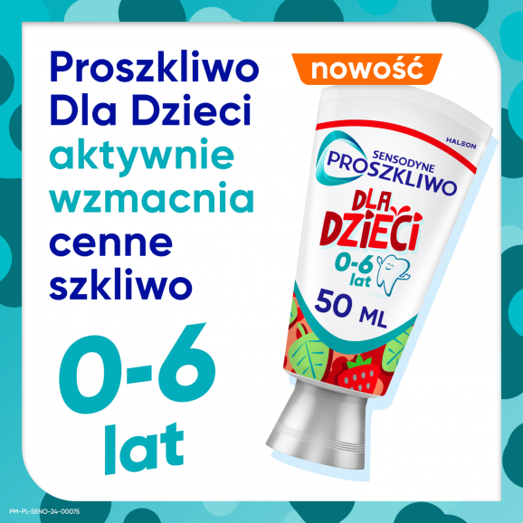 Sensodyne Proszkliwo, pasta do zębów dla dzieci, 0-6 lat, 50 ml - zdjęcie produktu