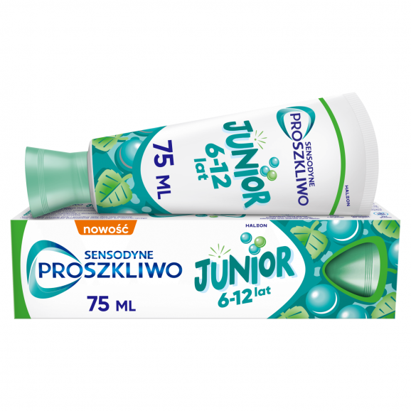 Sensodyne Proszkliwo Junior Pasta do zębów dla dzieci, 6-12 lat, 75 ml - zdjęcie produktu