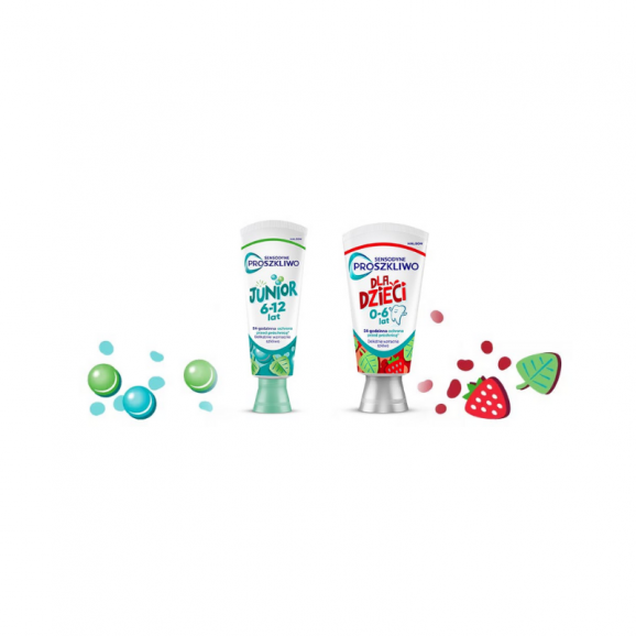 Sensodyne Proszkliwo Junior Pasta do zębów dla dzieci, 6-12 lat, 75 ml - zdjęcie produktu