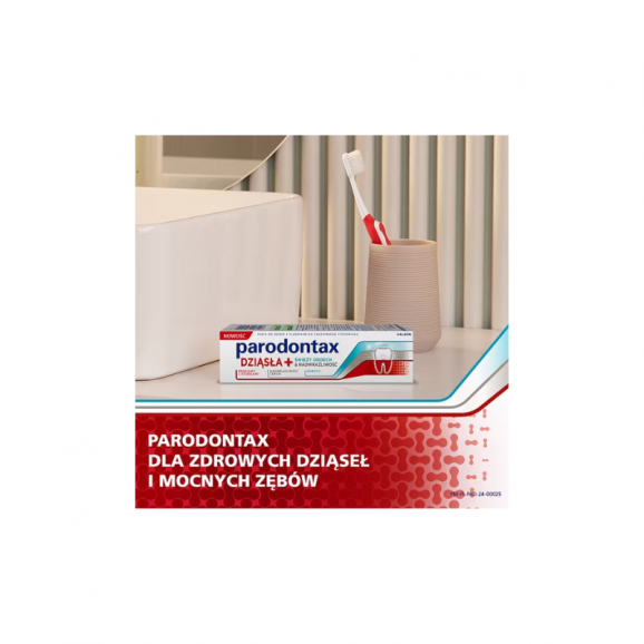 Parodontax, dziąsła + świeży oddech i nadwrażliwość, pasta do zębów, 75 ml - zdjęcie produktu