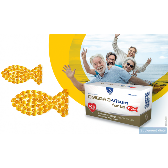 Omega 3-Vitum Forte, kapsułki, 60 szt. - zdjęcie produktu