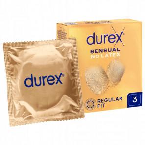Durex Sensual No Latex, prezerwatywy bez lateksu, 3 szt. - zdjęcie produktu