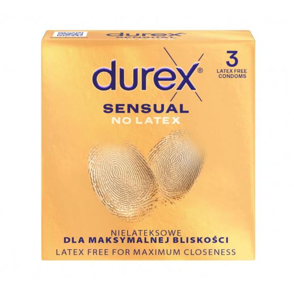 Durex Sensual No Latex, prezerwatywy bez lateksu, 3 szt. - zdjęcie produktu