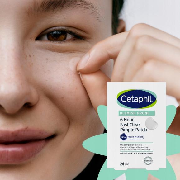 Cetaphil Blemish Prone 6 Hour Fast Clear Pimple Patch – plastry na wypryski (24 sztuki) - zdjęcie produktu