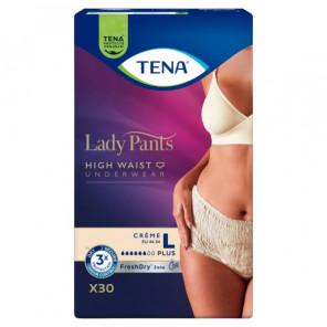 Majtki chłonne Tena Lady Pants Plus Creme, rozmiar L, 30 szt. - zdjęcie produktu