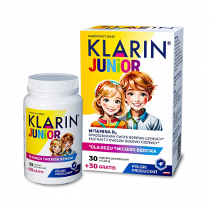 Klarin Junior, tabletki powlekane, 30 szt. + 30 szt. - zdjęcie produktu