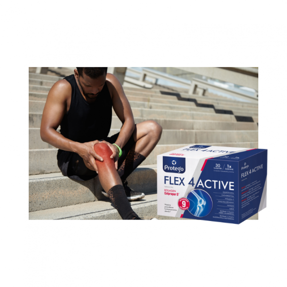 Protego Flex 4 Active, smak pomarańczowy, saszetki, 30 szt. - zdjęcie produktu