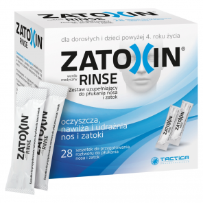 Zatoxin Rinse, zestaw uzupełniający do płukania nosa i zatok, saszetki, 28 szt. - zdjęcie produktu