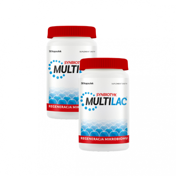 Multilac, kapsułki 2 x 50 szt. Multilac, kapsułki 2 x 50 szt. - zdjęcie produktu