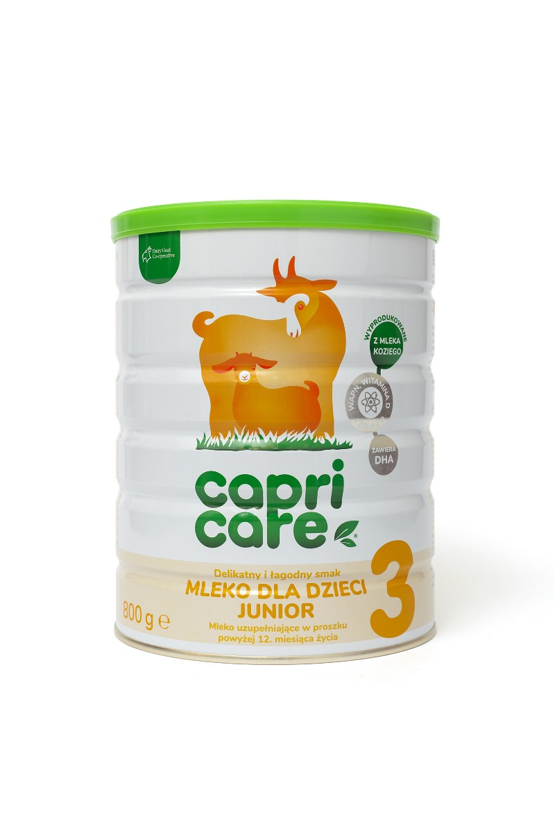 Capricare 3 Junior, mleko modyfikowane na mleku kozim, powyżej 12 miesiąca, 800 g