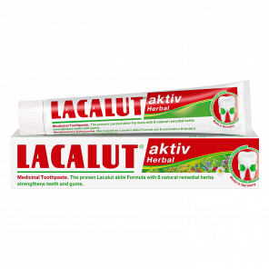 Lacalut Aktiv Herbal, pasta do mycia zębów, 75 ml - zdjęcie produktu
