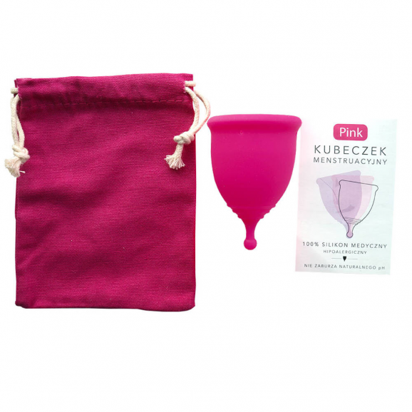 Pink Kubeczek Menstruacyjny rozmiar S – 1 szt. - zdjęcie produktu