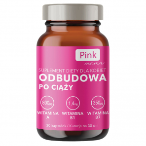 Pink mama Odbudowa po ciąży, kapsułki, 30 szt. - zdjęcie produktu