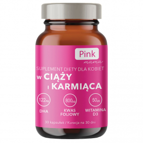 Pink mama W ciąży i karmiąca, kapsułki, 30 szt. - zdjęcie produktu