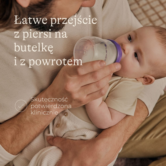 Lansinoh Smoczki Natural Wave do butelki, wolny przepływ XS 0m+, 2 szt. Lansinoh Smoczki Natural Wave do butelki, wolny przepływ XS 0m+, 2 szt. - zdjęcie produktu