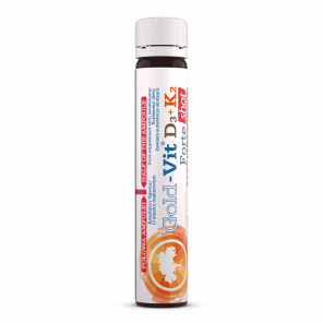 Olimp Gold-Vit D3 + K2 Forte Shot, smak malinowy, shot, 25 ml - zdjęcie produktu