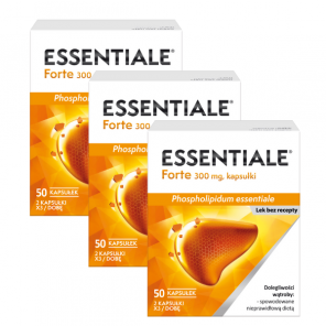 Essentiale Forte, 300 mg, kapsułki, 3 x 50 szt. - zdjęcie produktu