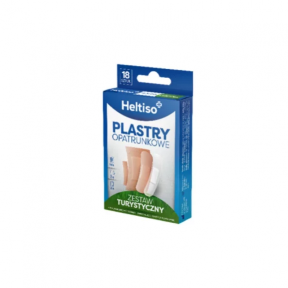 Heltiso Zestaw Turystyczny, plastry opatrunkowe, 18 szt. Heltiso Zestaw Turystyczny, plastry opatrunkowe, 18 szt. - zdjęcie produktu