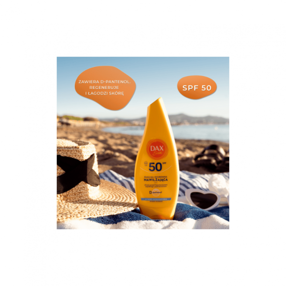 Dax Sun, emulsja ochronna nawilżająca, SPF 50, 175 ml - zdjęcie produktu