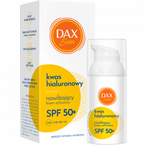 Dax Sun Kwas Hialuronowy, nawilżający krem ochronny, SPF 50+, 30 ml - zdjęcie produktu