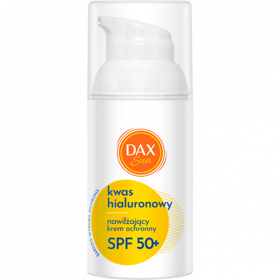 Dax Sun Kwas Hialuronowy, nawilżający krem ochronny, SPF 50+, 30 ml - zdjęcie produktu