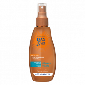 DAX Sun, przyspieszacz do opalania, masło kakaowe, spray, 200 ml - zdjęcie produktu