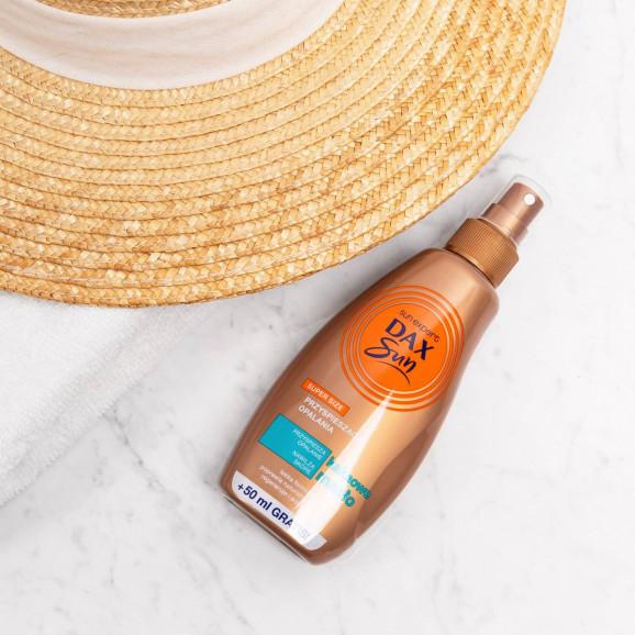 DAX Sun, przyspieszacz do opalania, masło kakaowe, spray, 200 ml - zdjęcie produktu