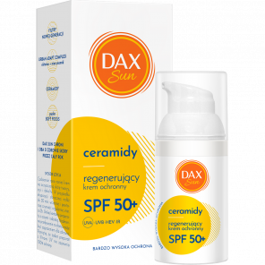 Dax Sun Ceramidy, regenerujący krem ochronny, SPF 50+, 30 ml - zdjęcie produktu