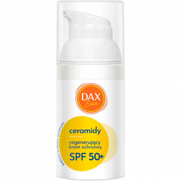 Dax Sun Ceramidy, regenerujący krem ochronny, SPF 50+, 30 ml - zdjęcie produktu