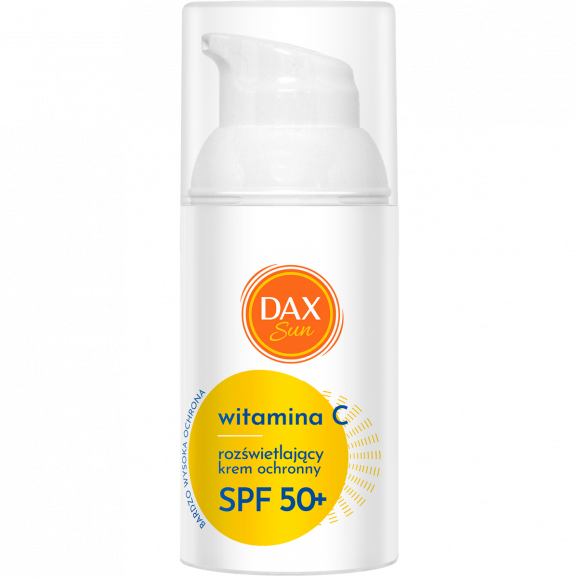 Dax Sun Witamina C, rozświetlający krem ochronny, SPF 50+, 30 ml - zdjęcie produktu