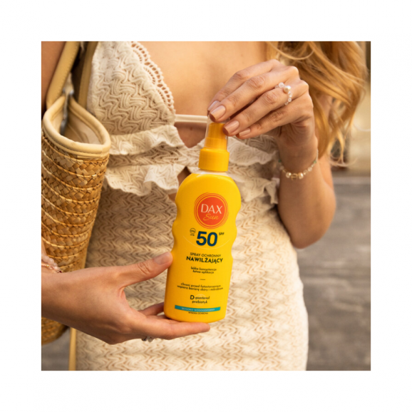 Dax Sun, spray ochronny nawilżający, SPF 50, 200 ml - zdjęcie produktu